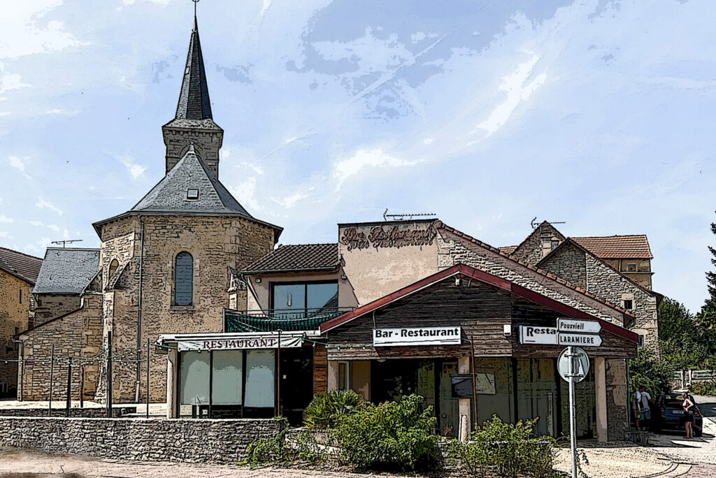 Création logo : restaurant la Chaumière